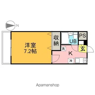 ライブリー上杉【202号室】の間取り