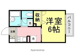 すみれハイツ【202号室】の間取り