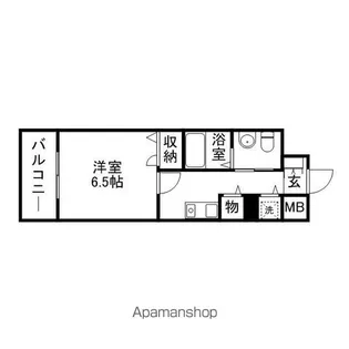 グランメール・エスティエ【10階】の間取り