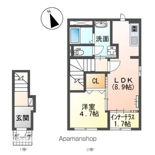 ルリエ【2階】の間取り