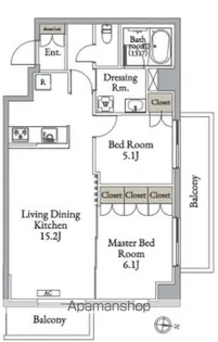 メトロステージ亀有【3階】の間取り