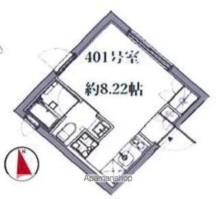 ミレドゥーエ三軒茶屋【4階】の間取り