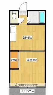 コーポHUEM【302号室】の間取り