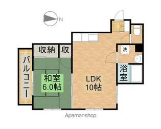 メゾンリク【2階】の間取り
