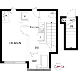 リブタス中野江原町【2階】の間取り