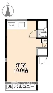 コーポアイアンA・B【2階】の間取り