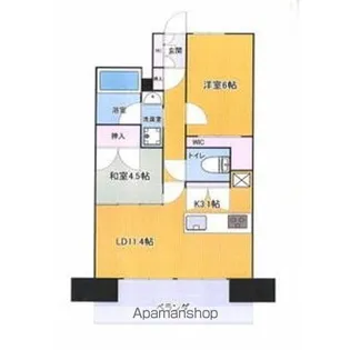 ダイアパレス上社駅前【1階】の間取り