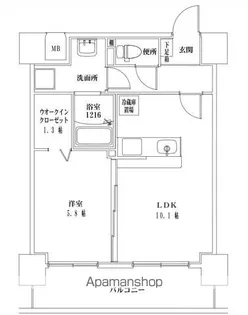 F・STAGE江平EAST【8階】の間取り