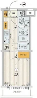 スカイコートパレス千川【1階】の間取り