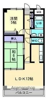 スカール上之町【4階】の間取り