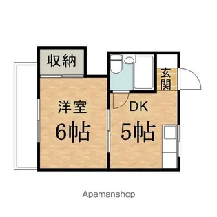 コーポ吉田【1階】の間取り