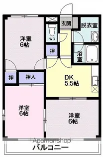 カーサスズキ【2階】の間取り