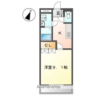 プランドール・ソフィア【2階】の間取り