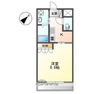 サンフォレスト【1階】の間取り