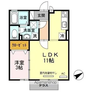スマイリーハウス【1階】の間取り