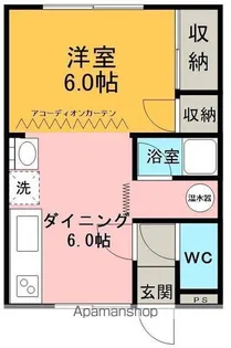緑ヶ丘ハイツ【1階】の間取り