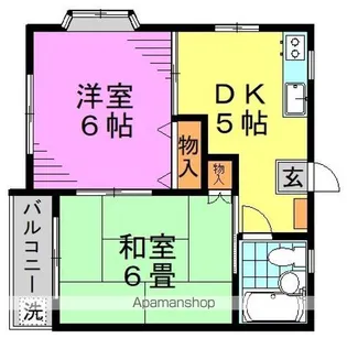 新共立コーポ【2階】の間取り