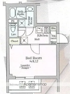 アイルプレミアム西新宿【1階】の間取り