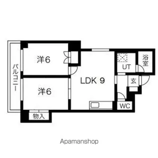 山名屋ビル【2階】の間取り
