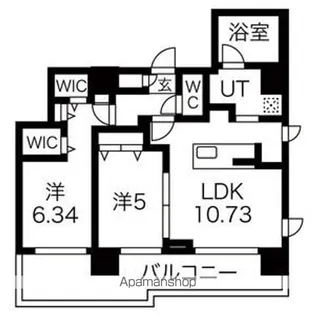 エッセンシア駅前レジデンス【306号室】の間取り