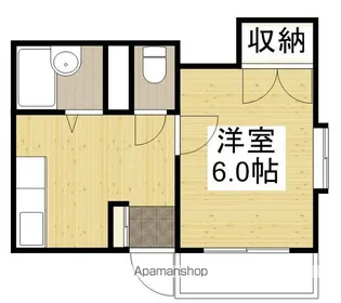 駒金屋11マンション【2階】の間取り