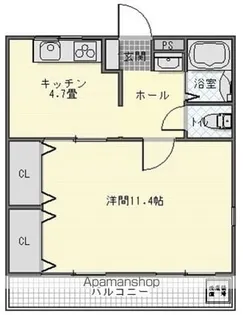 クラストA【1階】の間取り