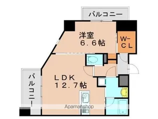 アクシオン吉塚プレミアム【3階】の間取り