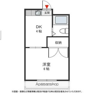 ヒルズ池下 B棟【202号室号室】の間取り