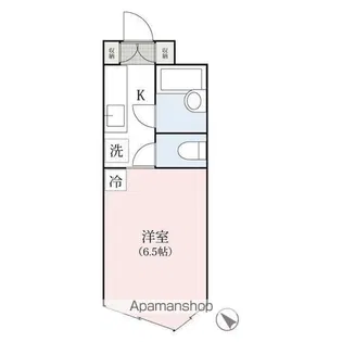 アイビースクウェアー【204号室】の間取り