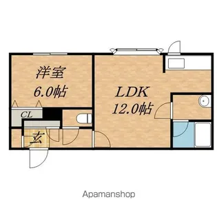 エムズ20【202号室】の間取り