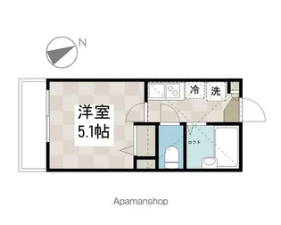 ルチェンテS【204号室】の間取り