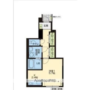 GRAND RICHESSE(グランリシェス)【102号室】の間取り