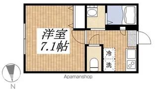 AZEST−RENT国分寺Ⅱ【203号室】の間取り