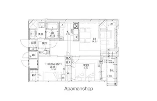 NーFLATS板橋【16階】の間取り