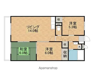 アウスレーゼⅡ【203号室】の間取り