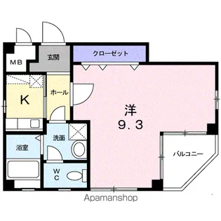 メゾンレザンジュ【2階】の間取り