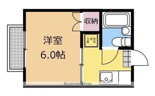 メゾン・ド・アール【203号室】の間取り