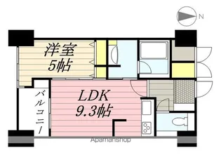 ラクレイス平尾ステーション【602号室】の間取り