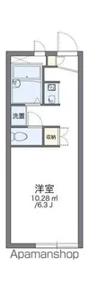 レオパレス鷺沼【2階】の間取り