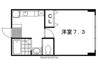 明治館岡崎【207号室】の間取り