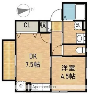 セジュール モア【2階】の間取り