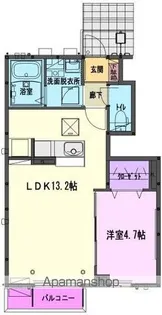 DIVERSITA上野町 A【102号室】の間取り