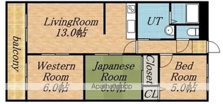 RAFILIA SAPPORO (ラフィリアサッポロ)【7階】の間取り