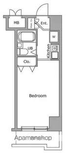 アバクス立川【4階】の間取り