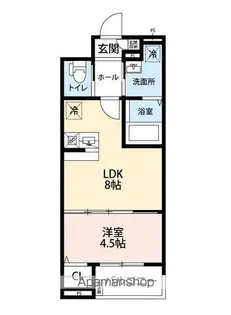 robot home 高宮【3階】の間取り