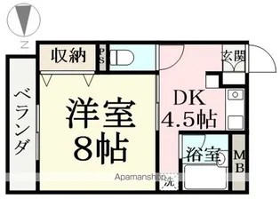 MOREビル【203号室】の間取り
