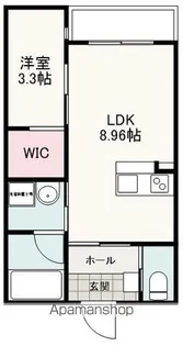 グランスタジオ泉町【3階】の間取り