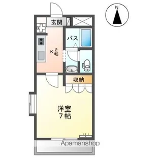 シェラトン【1階】の間取り
