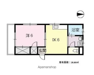 松広ビル【301号室】の間取り