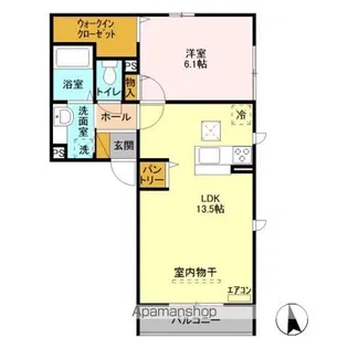 CASA COMFORT A【1階】の間取り